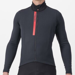 CASTELLI (カステリ) 4523512 ENTRATA THERMAL JERSEY (エントラータサーマルジャージ) 085LIGHT BLACK/RED