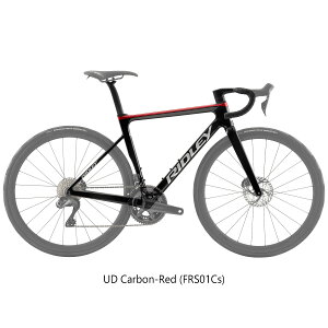 RIDLEY (���h���[) Falcn RS (�t�@���R��RS) �I�[�����E���h�p�t�H�[�}���X�o�C�N�t���[�� FRS01Cs UD Carbon-Red 2026�N���f��