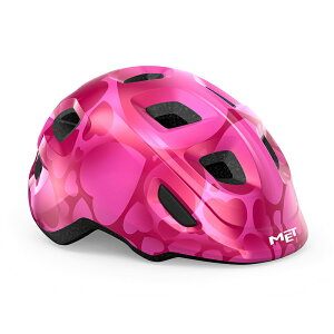 MET ( メット ) HOORAY ( フーレイ ) ヘルメット Pink Hearts / Glossy