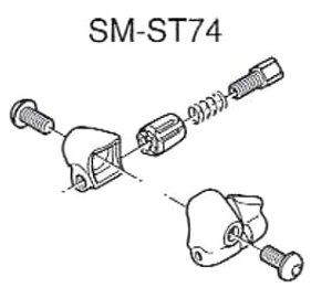 Shimano (V}m) SM-ST74 AE^[Xgbp[ (Nt[p)