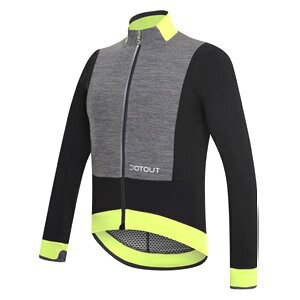 DOTOUT (hbgAEg) A16M510 Race Wool Air Max Jacket/987 (black-melange dark grey-yellow)