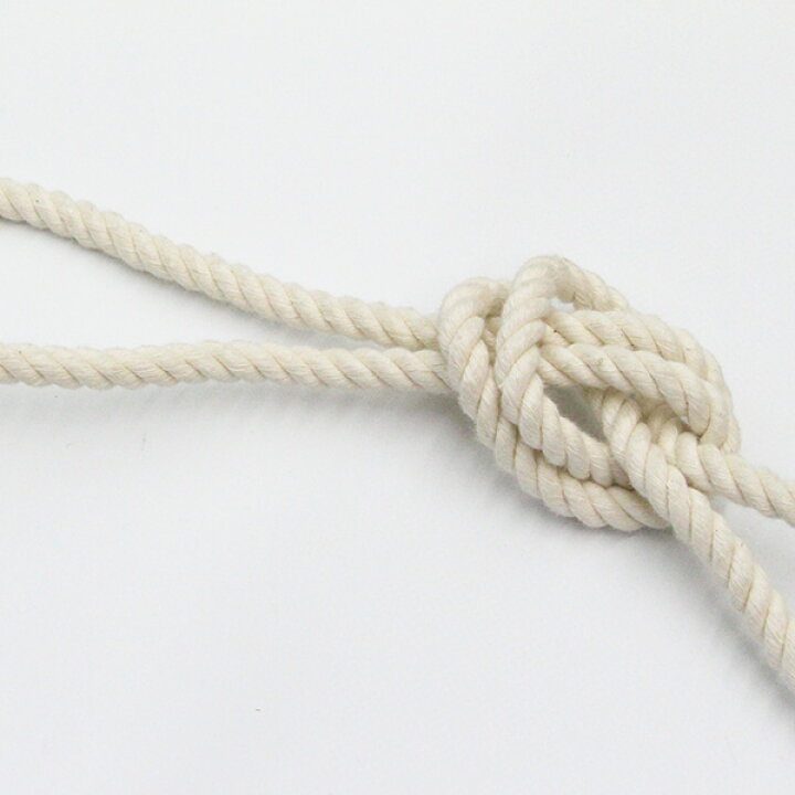 楽天市場】綿ロープ コットンロープ 生成り カット販売 直径6mm : 上村シート 楽天市場店