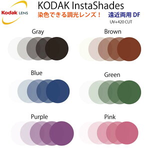 KODAK InstaShades UV+420 R_bN CX^VF[h 1.60DFPAL 1.67DFPAL DFʗݐi݌v  ߗp xt 21g