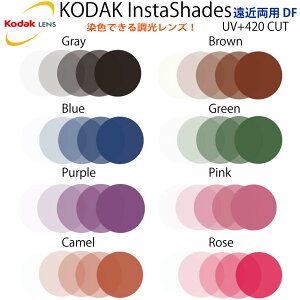 KODAK InstaShades UV+420 �R�_�b�N �C���X�^�V�F�[�h 1.60DFPAL 1.67DFPAL DF���ʗݐi�݌v ���� ���ߗ��p �x�t�� 2��1�g