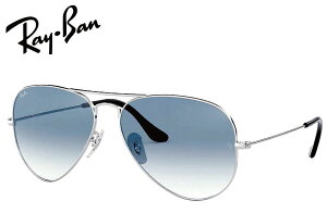 ���C�o�� AVIATOR LARGE METAL �V���o�[/�O���f�B�G���g���C�g�u���[ RB3025 003/3F 58mm