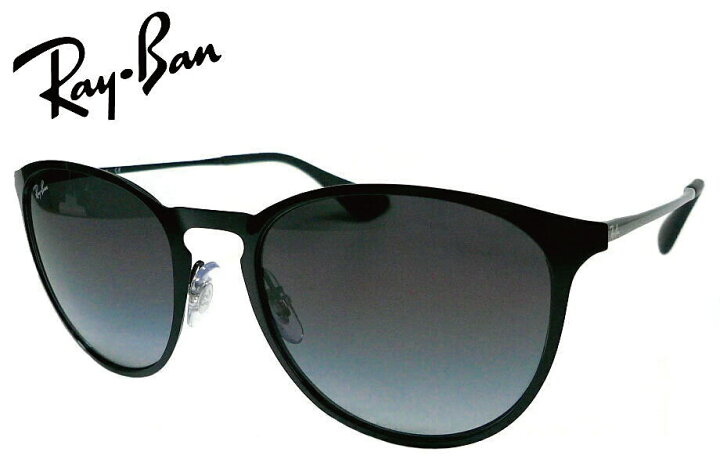 楽天市場】レイバン RayBan ERIKA METAL RB3539 002/8G 54mm ブラック 