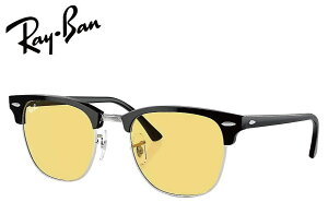 RAY-BAN CLUBMASTER WASHED LENSES RB3016 1354R6 51mm �V���o�[��Ƀu���b�N/�C�G���[ ���C�o��