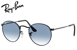 ���C�o�� ROUND METAL RB3447 002/3F 50mm WASHED LENSES �u���b�N/�N���A���u���[�O���f�B�G���g