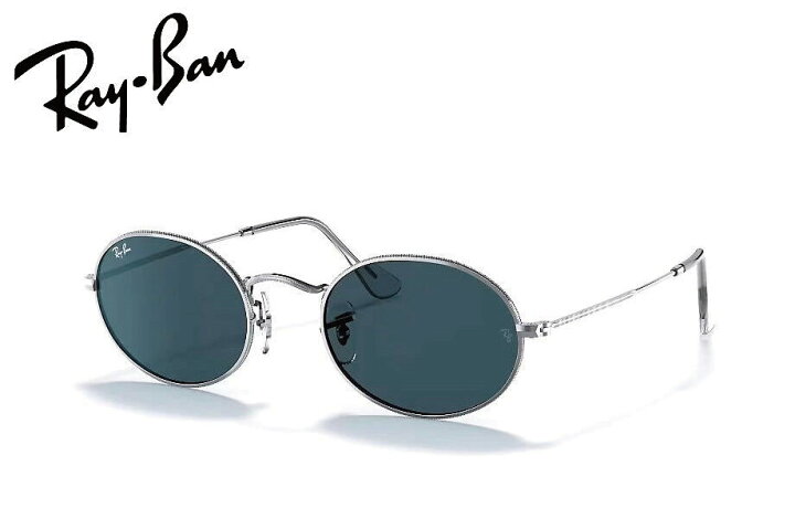 楽天市場】レイバン RayBan OVAL RB3547 003/R5 51mm シルバー/ブルー 