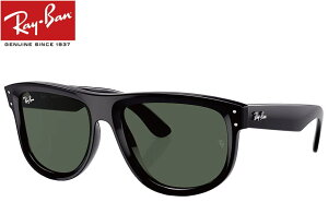 レイバン RayBan BOYFRIEND REVERSE ユニバーサルフィットRBR0501S 6677VR 56mm ポリッシュブラック/グリーンG-15