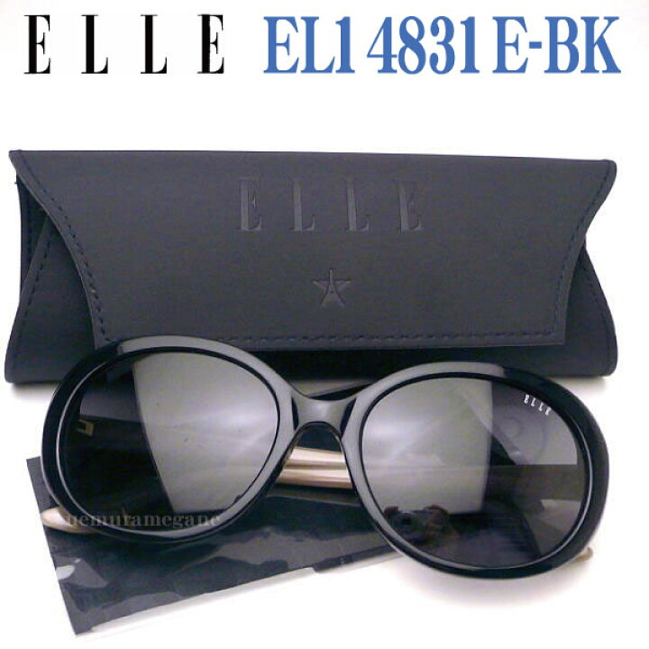 楽天市場】エル ELLE サングラス EL14831E-BK : メガネのウエムラ