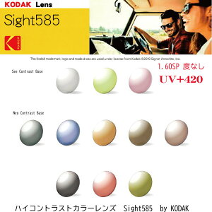 Kodak Sight585 160 SP PLANO �R�_�b�N �T�C�g �S�[�n�`�S 1.60 �y�x�Ȃ��z �n�C�R���g���X�g�J���[�����Y �l�I�R���g���X�g �V�[�R���g���X�g neocontrast seecontrast 4�J�[�u 6�J�[�u 8�J�[�u