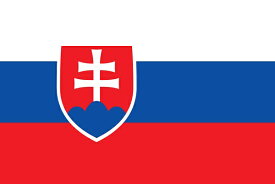 スロバキア　国旗　アクリル生地　120x180cm