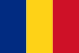 ルーマニア　国旗　アクリル生地　70x105cm