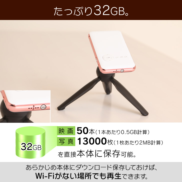 楽天市場】【期間限定2000円OFF】 カベーニ モバイル プロジェクター