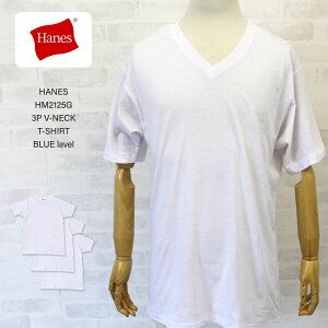 HANES �փC���Y HM2125G 3P V-NECK T-SHIRT ���x��3���p�b�N V�l�b�NT�V���c�y�����y�Ή��z