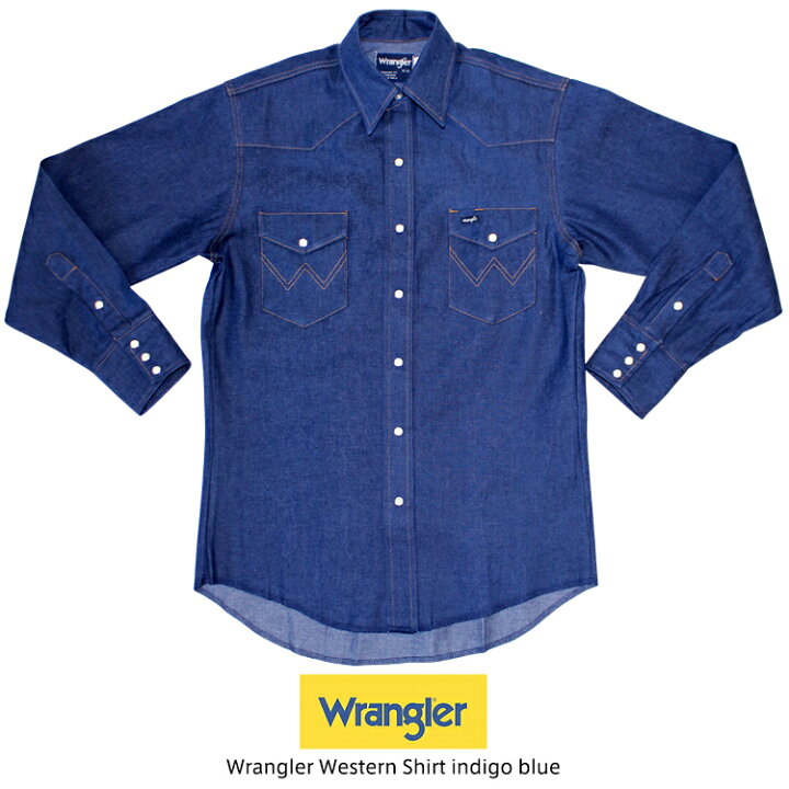 楽天市場】ラングラー Wrangler 70127MW Western Shirt USA企画 未洗い 