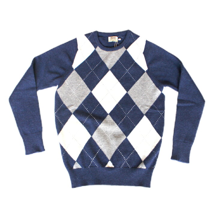 楽天市場】ウィリアムロッキー WILLIAM LOCKIE CREW NECK ARGYLE KNIT 
