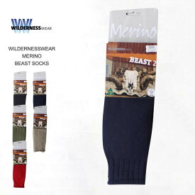 ウィルダネスウェア WILDERNESSWEAR MERINO BEAST SOCKS メリノ ビースト ソックス