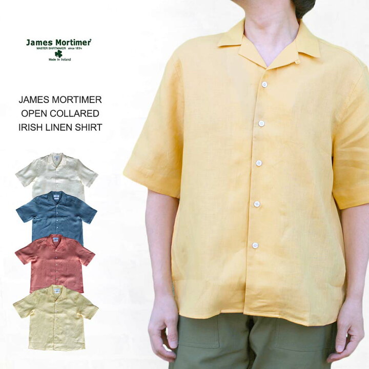 楽天市場】ジェームスモルティマー James Mortimer Open Collared 
