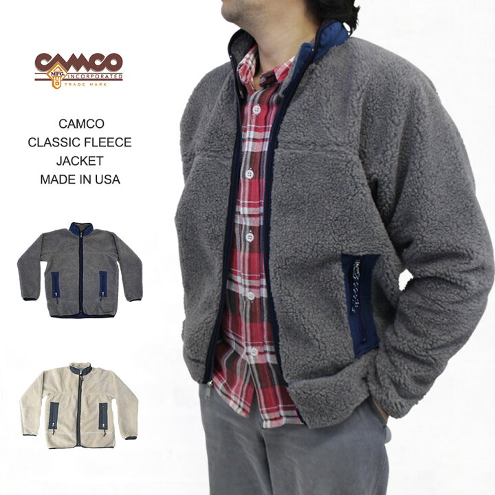 楽天市場】CAMCO カムコ CLASSIC FLEECE JACKET クラシック フリース 