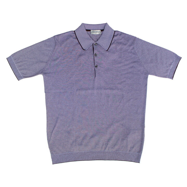 楽天市場】ジョンスメドレー JOHN SMEDLEY KYSON 30G BORDER KNIT POLO 