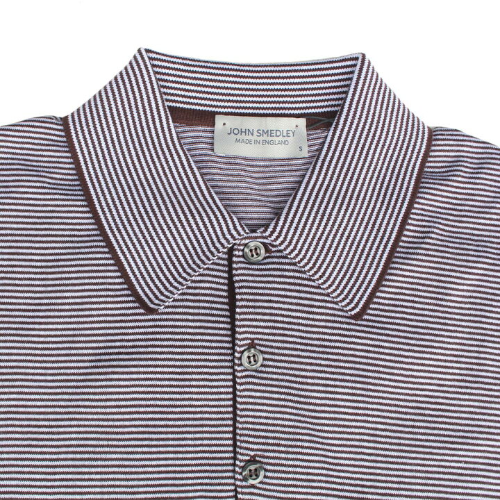 楽天市場】ジョンスメドレー JOHN SMEDLEY KYSON 30G BORDER KNIT POLO 