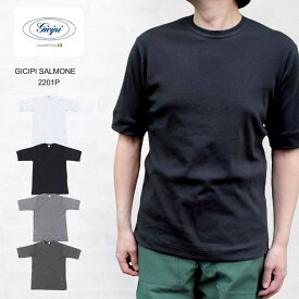 ジチピ GICIPI SALMONE（サルモーネ）2201P クルーネックベーシックTシャツ