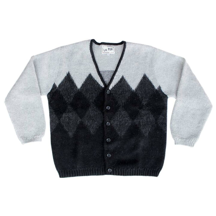 楽天市場】ラパス LA PAZ ARGYLE JACQUARD V-NECK CARDIGAN アーガイル  