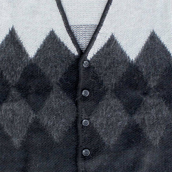 楽天市場】ラパス LA PAZ ARGYLE JACQUARD V-NECK CARDIGAN アーガイル  