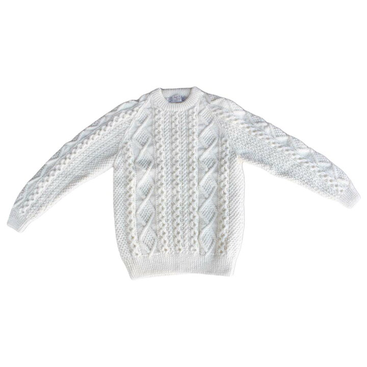 楽天市場】アテナデザイン ATHENA DESIGNS ARAN CREWNECK SWEATER 