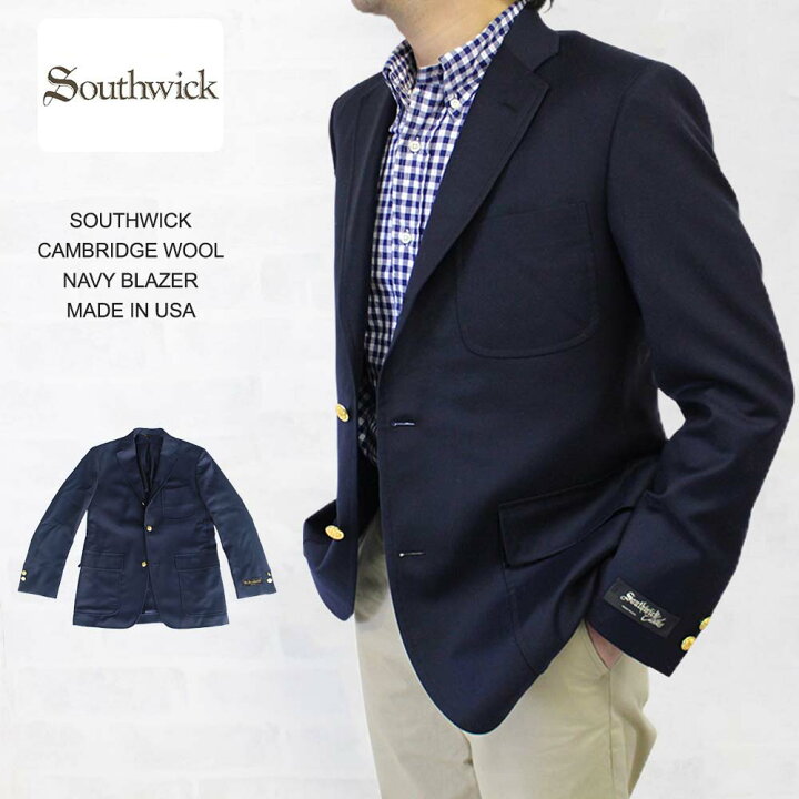 楽天市場】サウスウィック SOUTHWICK (Southwick)CAMBRIDGE WOOL NAVY 