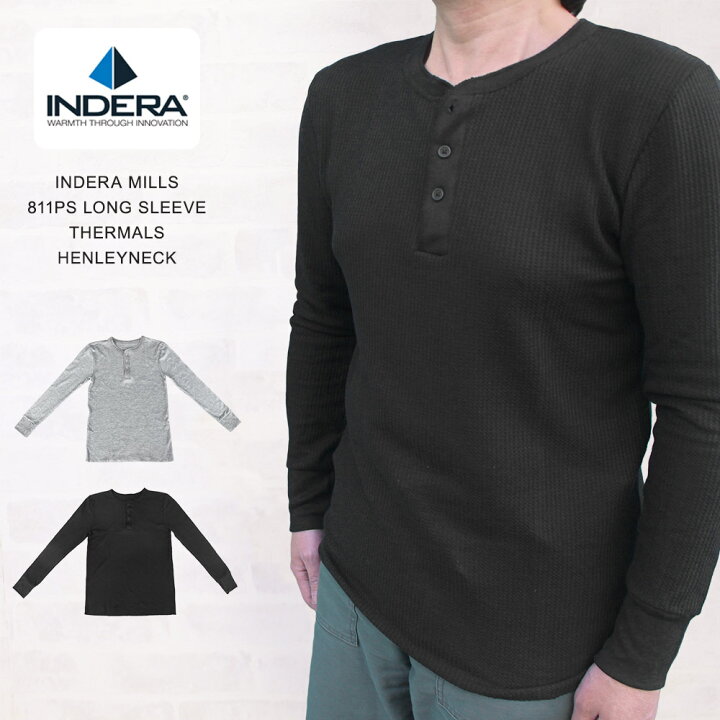 楽天市場】インデラミルズ INDERA MILLS 811PS LONG SLEEVE THERMALS 