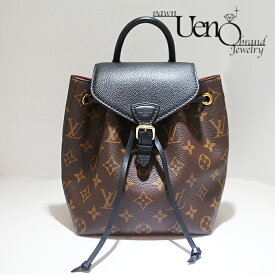 【中古】 LOUISVUITTON ルイ・ヴィトン モノグラムライン モンスリNM BB リュック （モノグラム×黒） M45516 【質屋】 【質ウエノ】