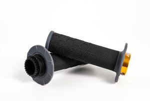 Grips KIRA lockon Grey black ���b�N�I���O���b�v KIRA �o�C�N�p �O���b�v �I�[�g�o�C �I�t���[�h�o�C�N �A�t�^�[�p�[�c �I�t���[�h