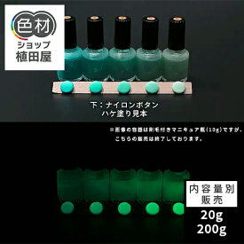 蓄光塗料 20g〜 Green発光ベース 0070【ブルー着色・ 蓄光塗料(夜光塗料)】 グリーン 沈殿しにくい 夜光 発光 業務用 家庭用 DIY スライム おもちゃ アクセサリー ハンドメイド 光る ホビー クラフト安全 アクリル ウレタン ラッカー インク