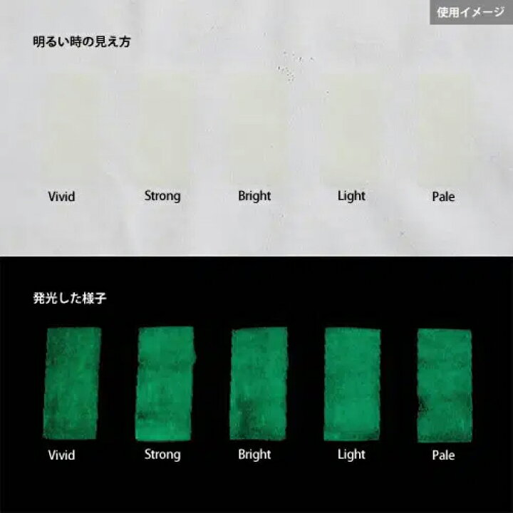 楽天市場】蓄光パウダー 粉末 【高輝度】2g~ Green発光ベース 0110 