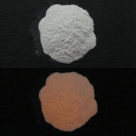 蓄光パウダー 粉末 【高輝度】2g~ R-300 M【レッドオレンジ発光/硫酸塩系・】 蓄光顔料 無着色 夜光 パウ…