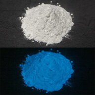 蓄光パウダー 粉末 【高輝度】2g~ PSB（旧 P-170）【ブルー発光/珪酸塩系・】 蓄光顔料 無着色 夜光 パウ…