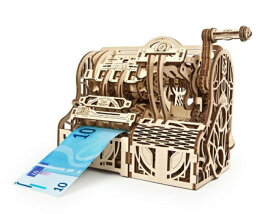 【公式】Ugears ユーギアーズ キャッシュレジスター 70136 Cash Register 木製 ブロック DIY パズル 組立 想像力 創造力 おもちゃ 知育 ウッドパズル 3D 工作キット 木製 模型 キット 3Dパズル