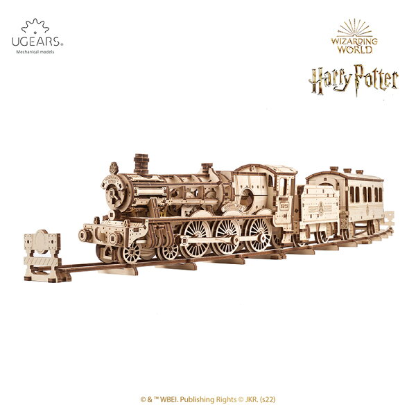 【ハリーポッター公式コラボ】Ugears ホグワーツ特急 70176 Hogwarts Express ユーギアーズ 木製 ブロック DIY パズル 組立 想像力 創造力 おもちゃ 知育 ウッドパズル 3D 工作キット ホグワーツ城 模型 キット ハリポタコラボ 機関車 3Dパズル 敬老の日 プレゼント 80代