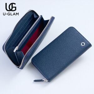 希少 BVLGARI 財布 ラウンドファスナー 長財布 デニム ブラウン 箱 