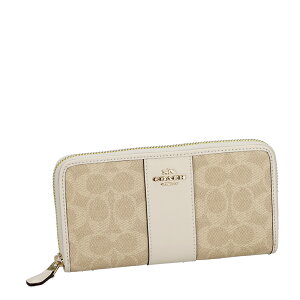 COACH �R�[�` ���z ���E���h�t�@�X�i�[�����z CCQ07 ���f�B�[�X ACCORDION ZIP WALLET �A�R�[�f�B�I�� �W�b�v �E�H���b�g �R�[�` �A�E�g���b�g