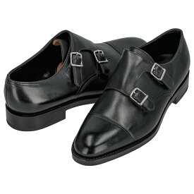JOHN LOBB ジョンロブ 革靴 ビジネスシューズ William ウィリアム ダブルモンクストラップ 228032L 1R メンズ ブラック ラスト9795