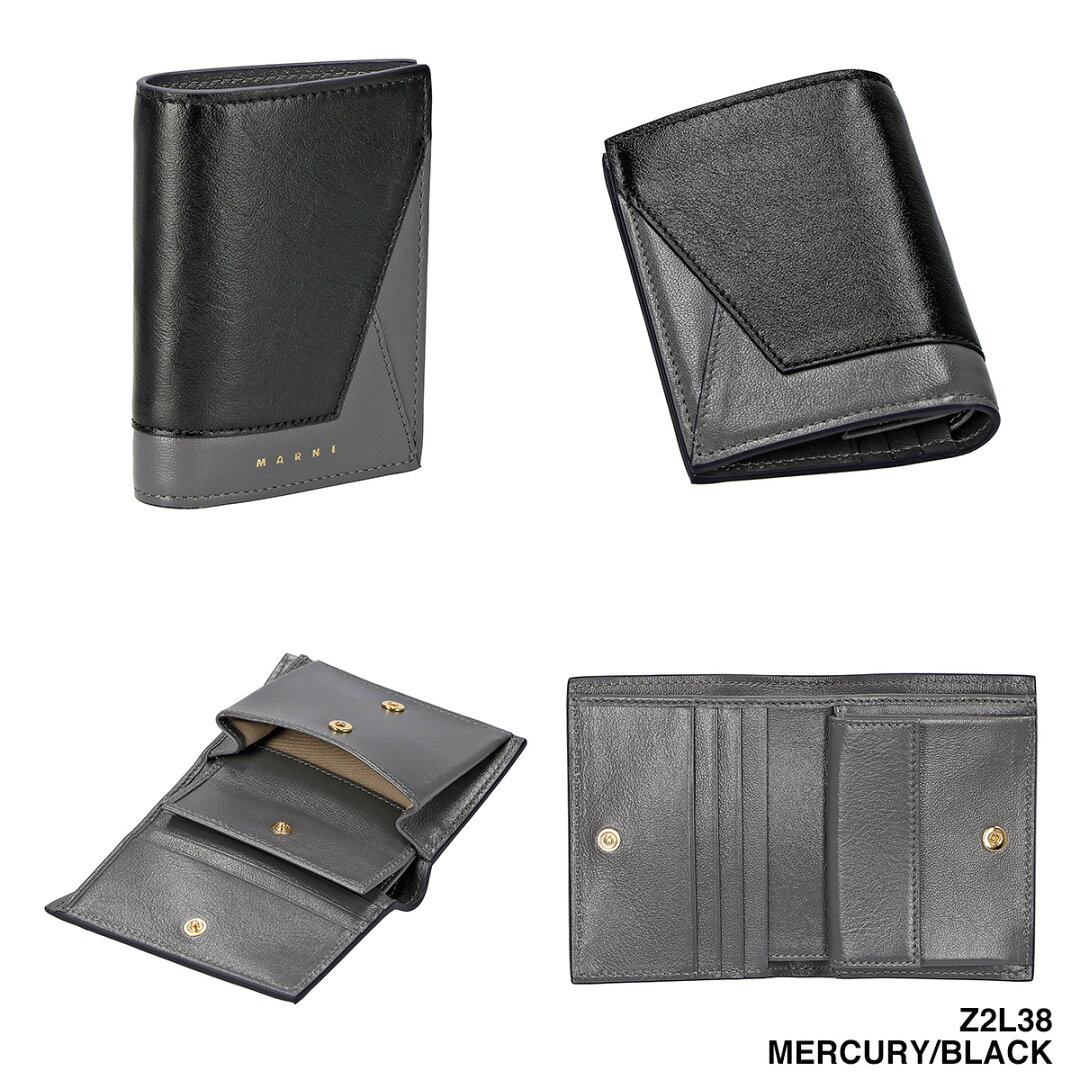 MARNI マルニ 財布 二つ折り財布 BILLFOLD W/COINPURSE PFMO0055U1-P2644 Z2L38 レディース コンパクト ウォレット - メイン画像 4