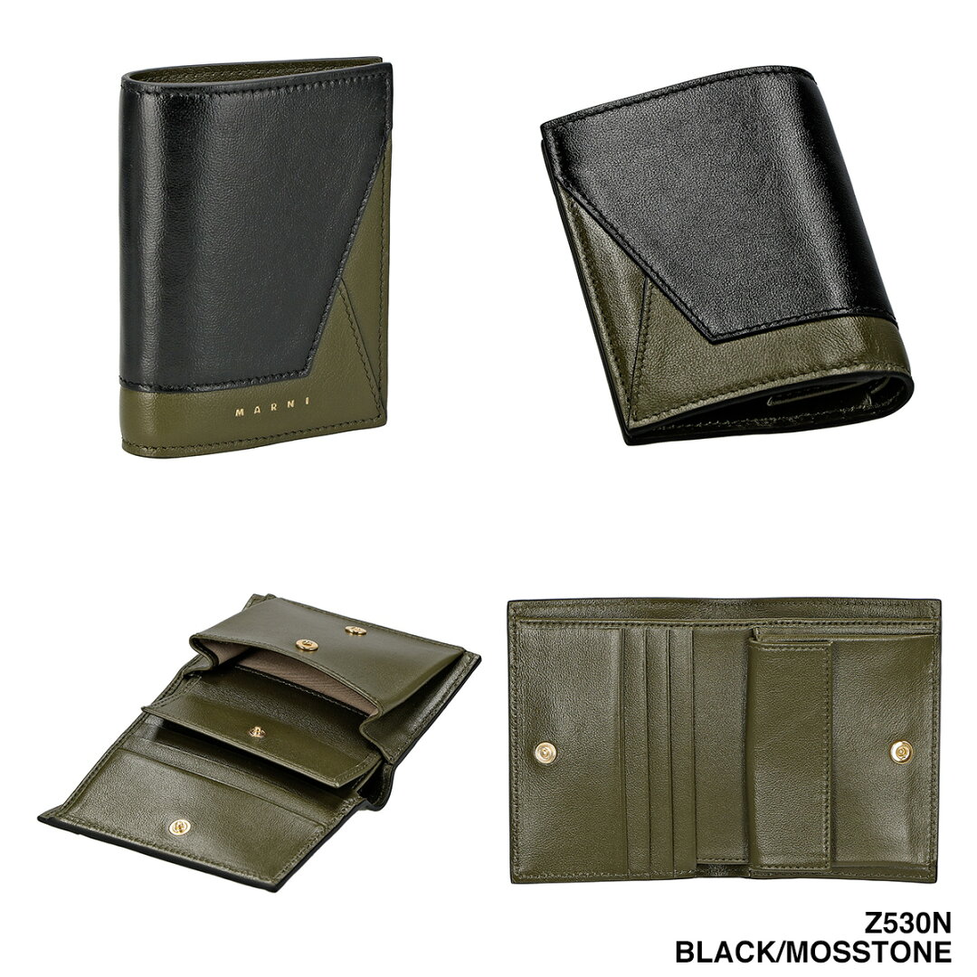 MARNI マルニ 財布 二つ折り財布 BILLFOLD W/COINPURSE PFMO0055U1-P2644 Z2L38 レディース コンパクト ウォレット - メイン画像 6