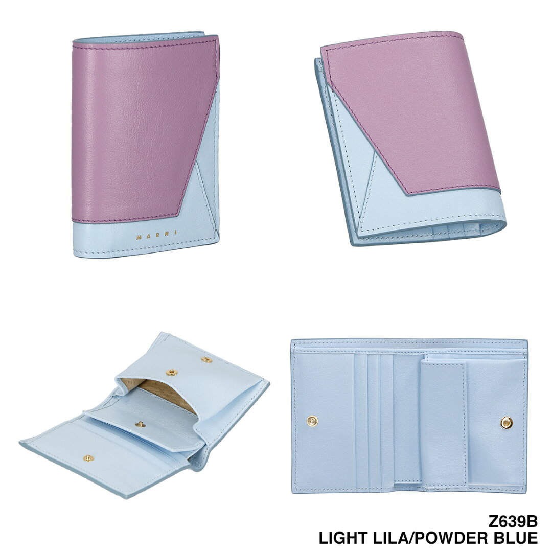 MARNI マルニ 財布 二つ折り財布 BILLFOLD W/COINPURSE PFMO0055U1-P2644 Z2L38 レディース コンパクト ウォレット - メイン画像 10