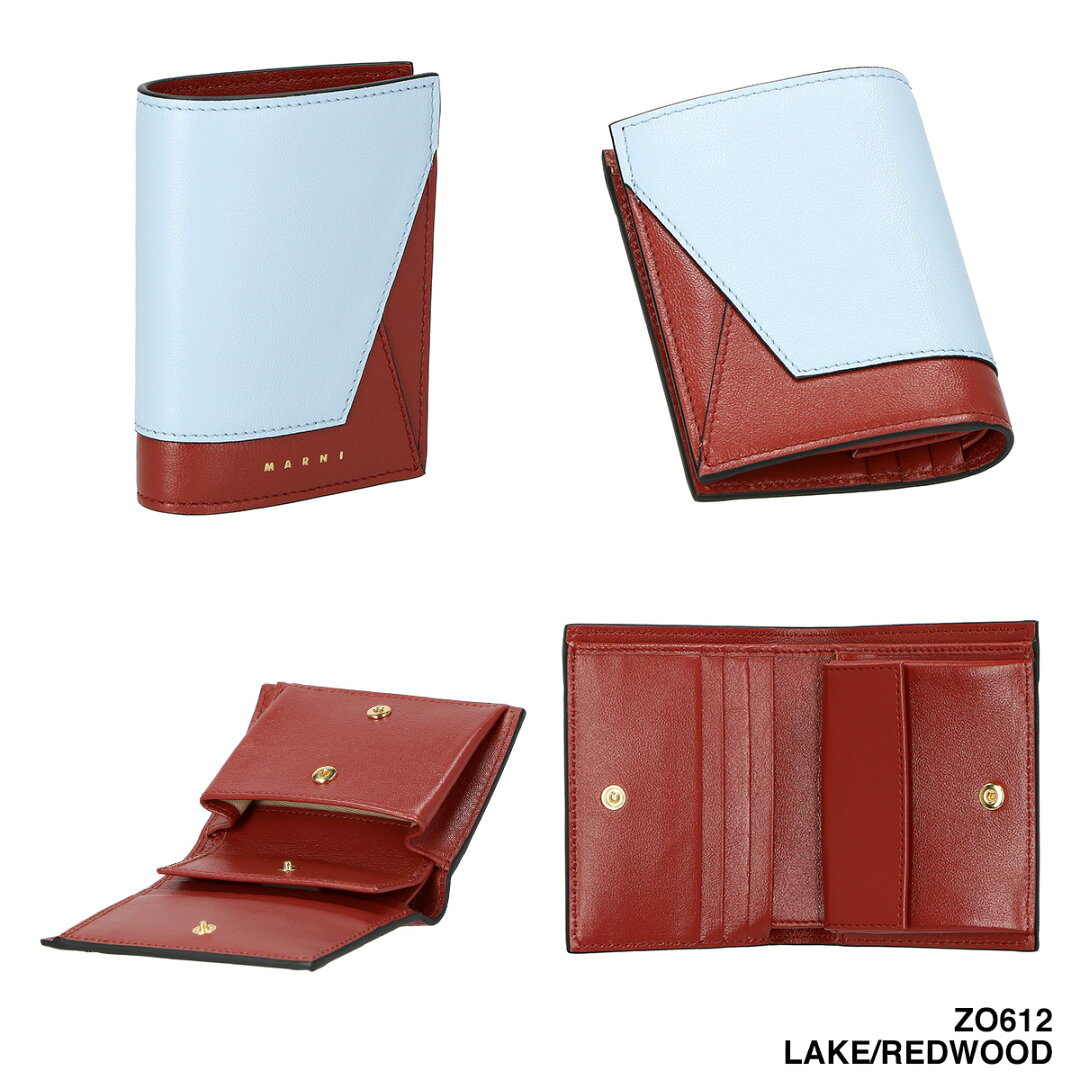 MARNI マルニ 財布 二つ折り財布 BILLFOLD W/COINPURSE PFMO0055U1-P2644 Z2L38 レディース コンパクト ウォレット - メイン画像 14