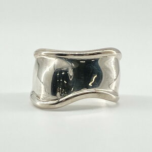【中古】 TIFFANY&Co.（ティファニー） ボーン カフ エルサペレッティ Ag925 ミディアム バングル 55