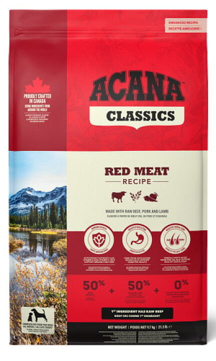 楽天市場】アカナ acana クラシック レッドミートレシピ(赤身肉) 9.7kg 